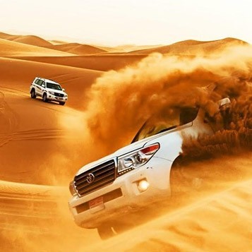 Drifting in Desert Abudhabi