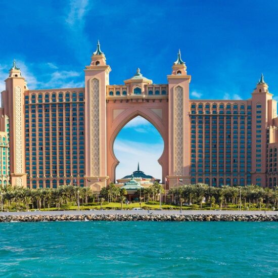 Panorama of Atlantis the Palm is a luxury 5 star hotel in Dubai
