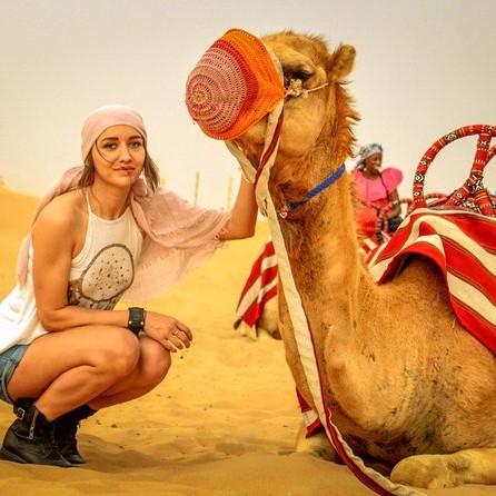 Ride on Camel in Desert