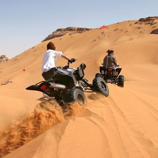 Drifting in Dubai Desert